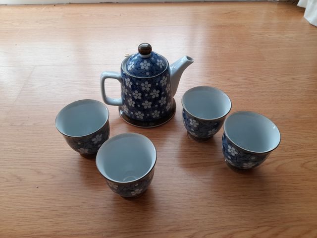 juego de te de porcelana