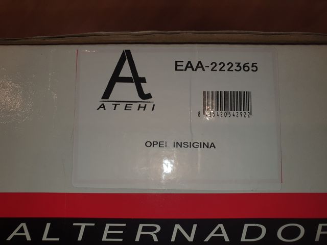 alternador insignia,cruze