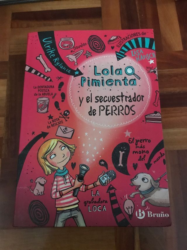 Libro "Lola pimienta y el secuestrador de perros"