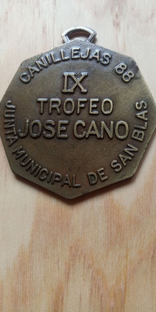 Trofeo medalla 1988