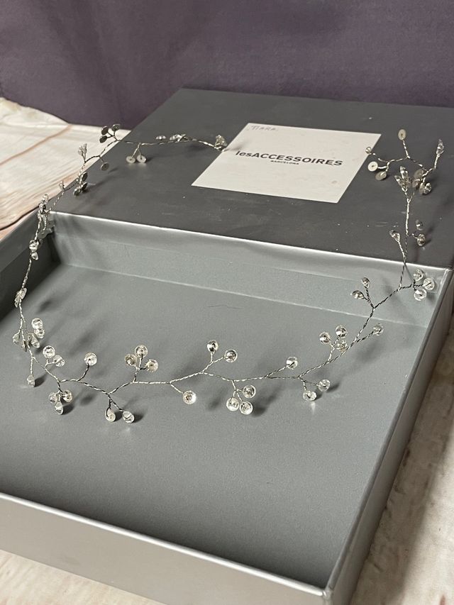 Tiara plata lesAccessoires