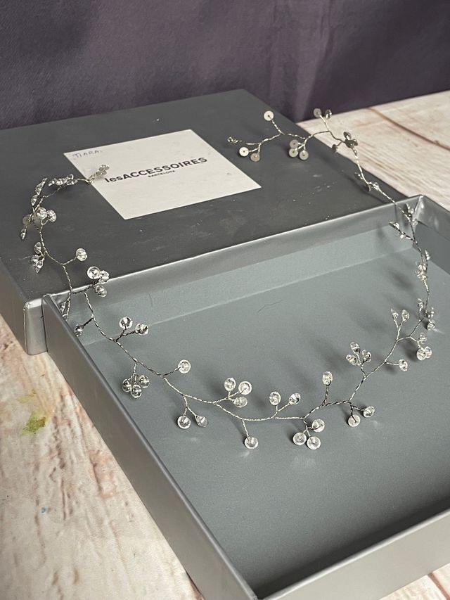 Tiara plata lesAccessoires