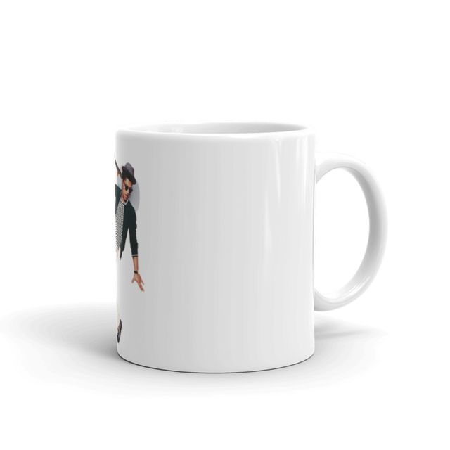 taza con foto de Bruno Mars