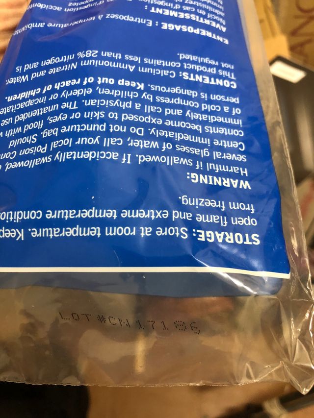 Compresas perineales de frío RÁPID RELIEF