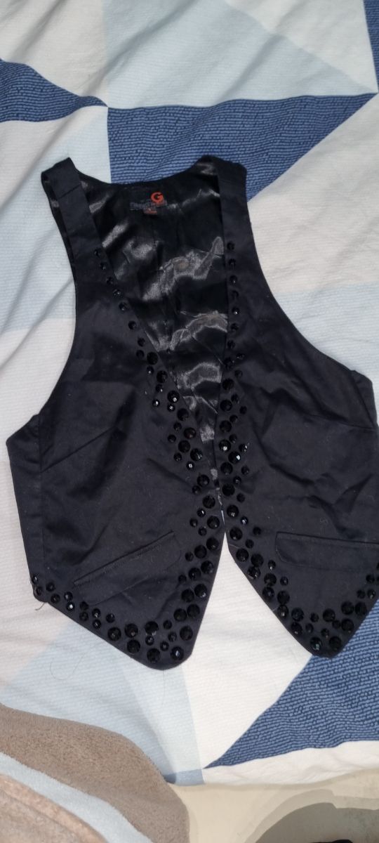 Gilet nero Guess taglia S