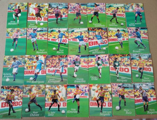 tarjetas pumas, selección y liga México bimbo 