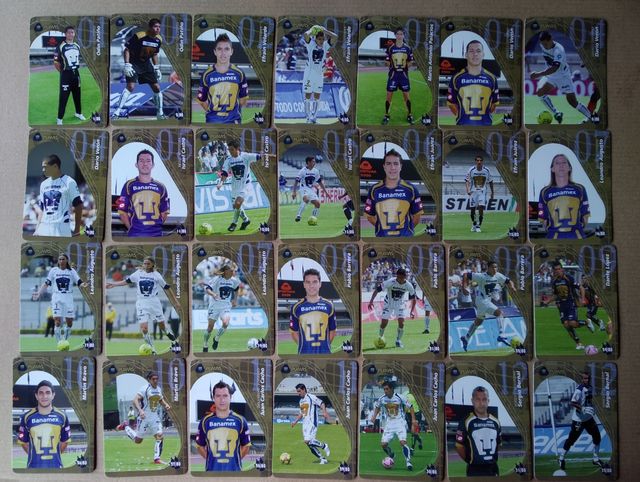 tarjetas pumas, selección y liga México bimbo 