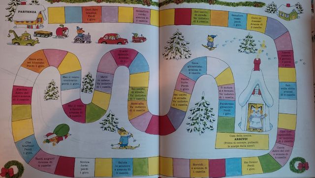 libro natalizio con gioco all' interno