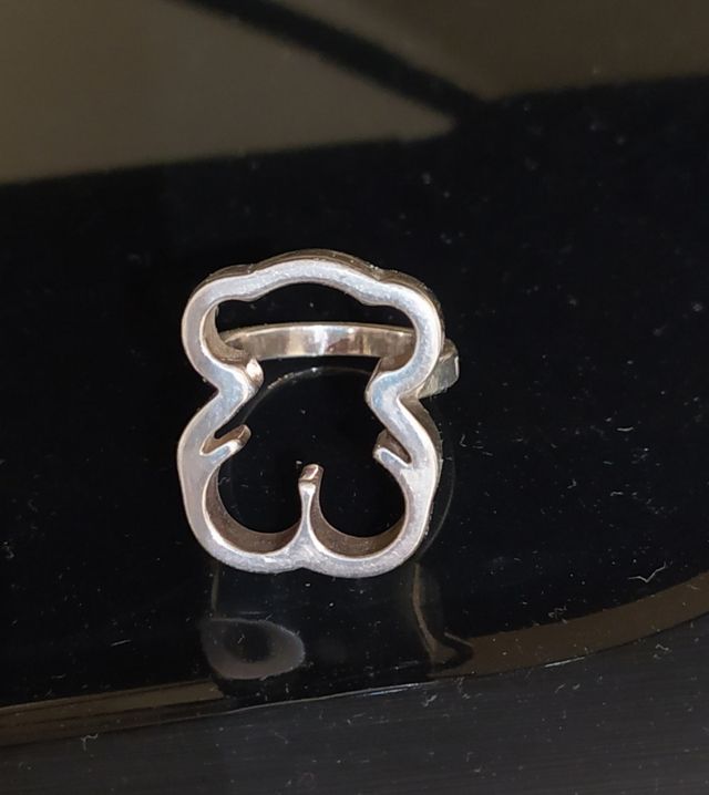 anillo plata TOUS de segunda mano por 40 EUR en Madrid en WALLAPOP