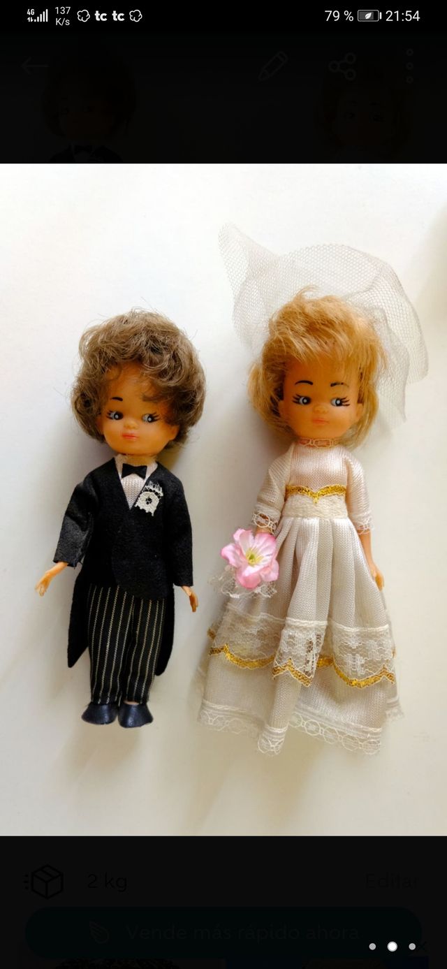 PAREJA DE NOVIOS DE TARTA NUPCIAL + TARTA
