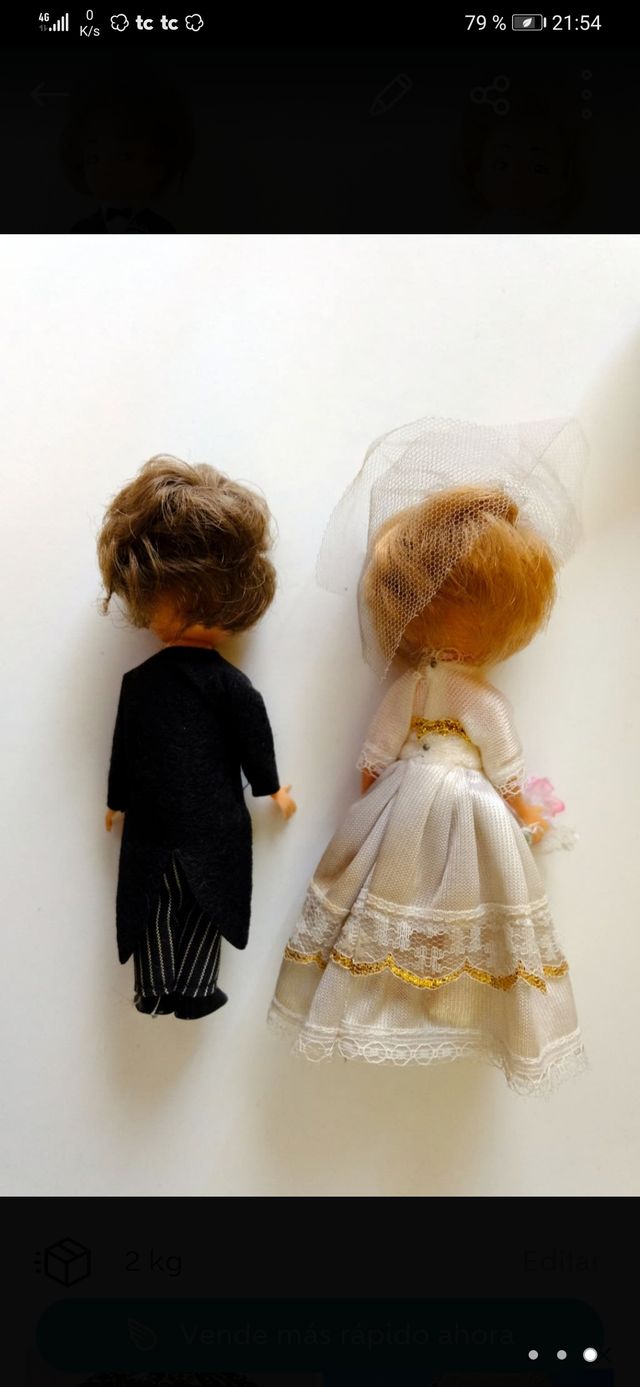 PAREJA DE NOVIOS DE TARTA NUPCIAL + TARTA