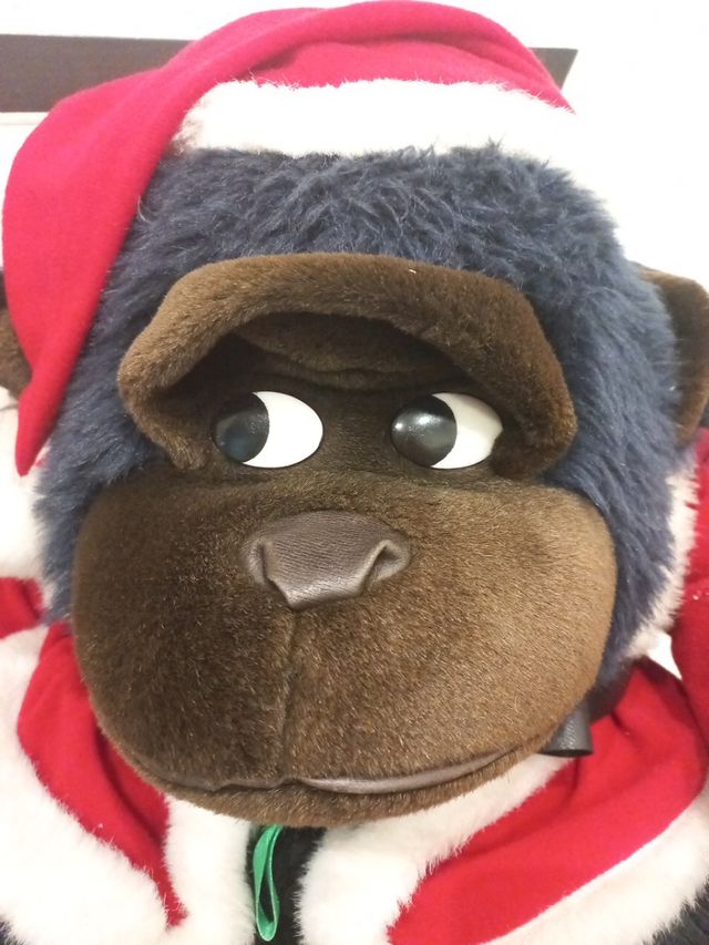 peluche grande navideño.