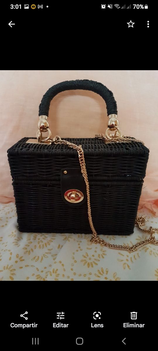 Bolso de hombro Zara