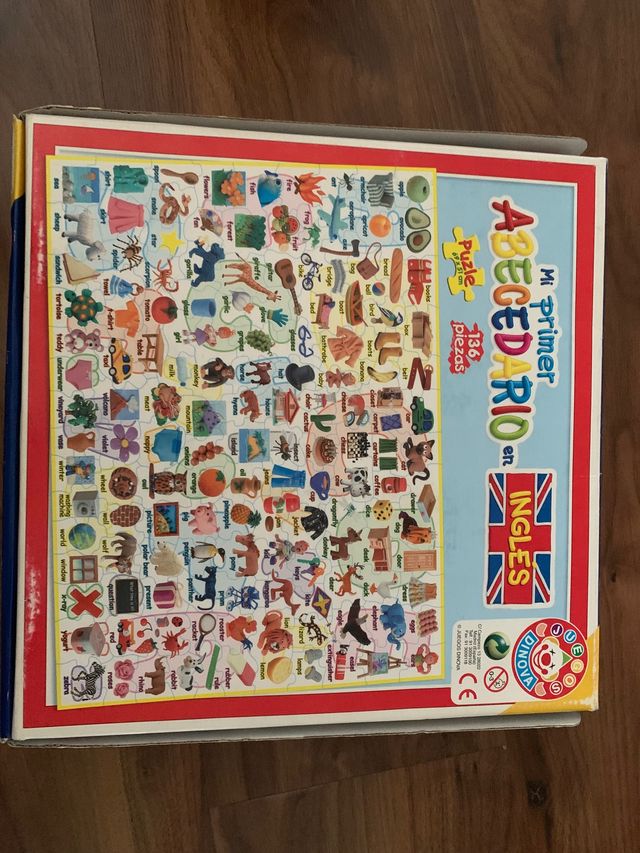 Puzzle mi primer abecedario inglés 136p