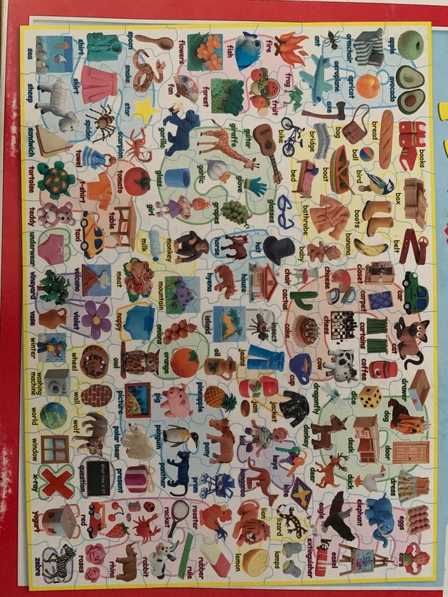 Puzzle mi primer abecedario inglés 136p