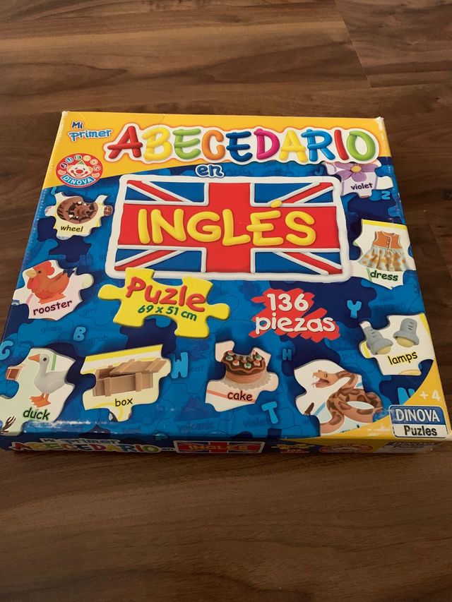 Puzzle mi primer abecedario inglés 136p
