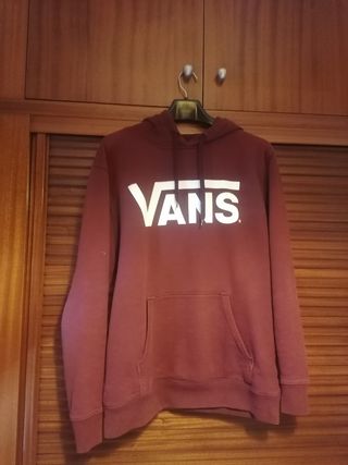 sudadera vans roja