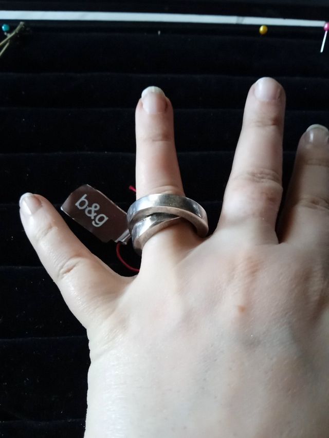 Anillo acero b&g. Sin estrenar.