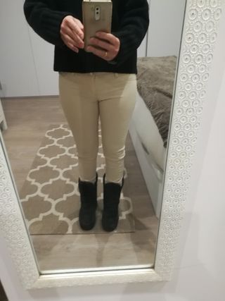 Botas cuña mou altas negras originales 36-37 de segunda mano por 99 EUR en  Santoña en WALLAPOP