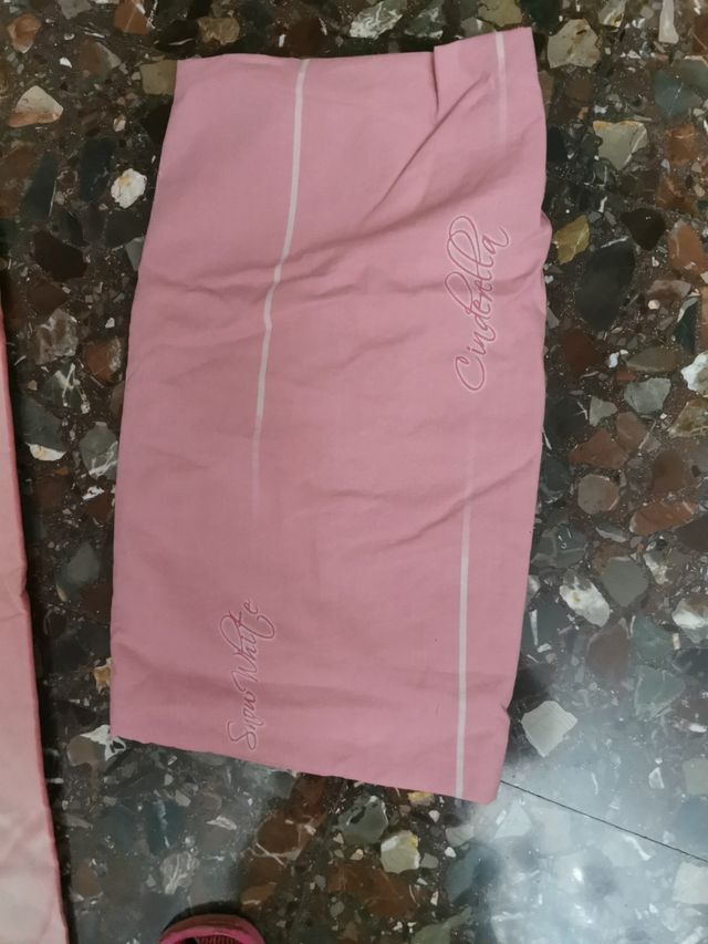 juego de funda nórdica de las princesas y cortinas
