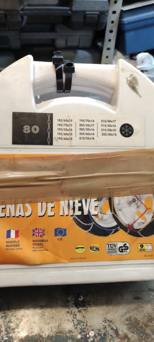 cadenas para la nieve