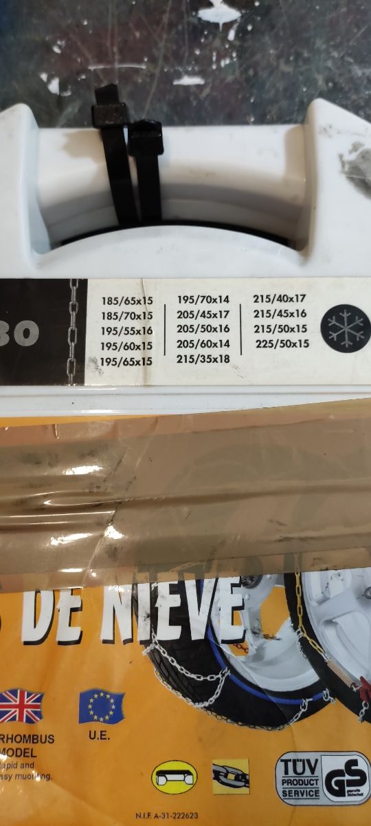 cadenas para la nieve