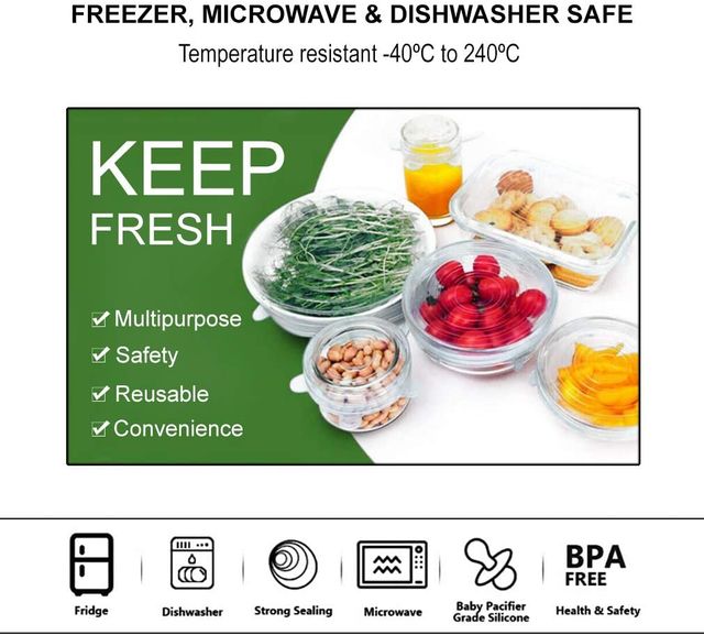 Tapas de silicona reutilizables ecológicas. NUEVO