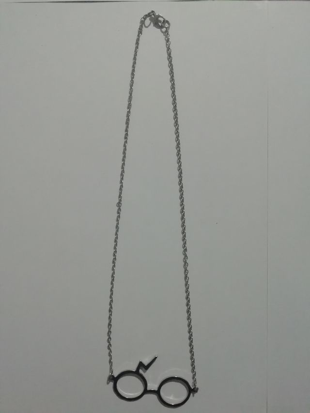 Collar Harry Potter gafas y rayo