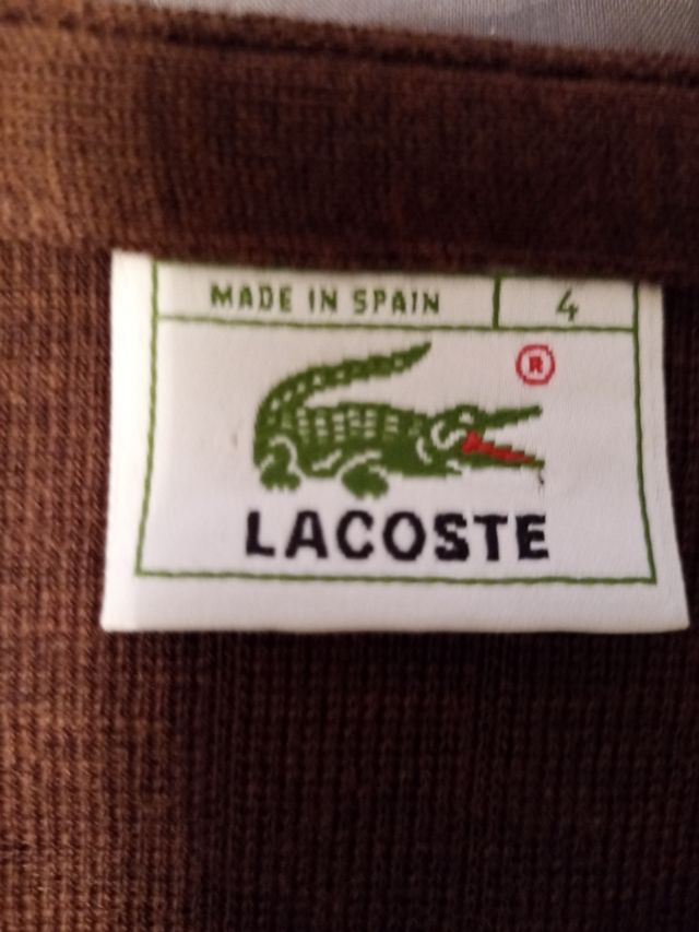 Chaleco Marrón Lacoste