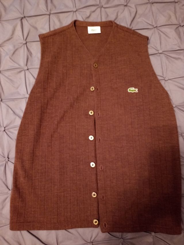 Chaleco Marrón Lacoste