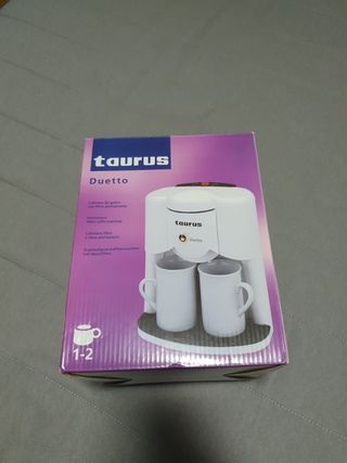 Cafetera Taurus Duetto nuevo de segunda mano por 12 EUR en Madrid en  WALLAPOP