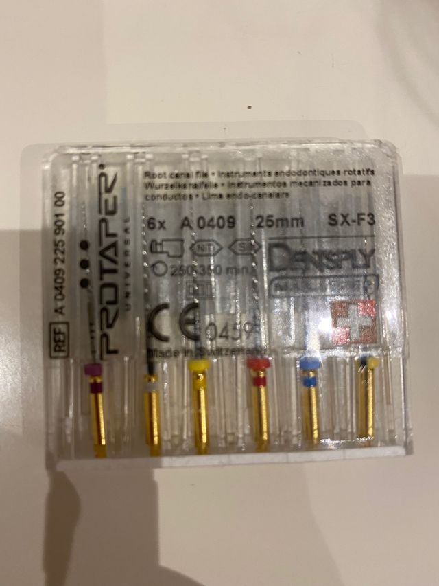 Lime endodontiche Protaper Gold 25mm. 6U