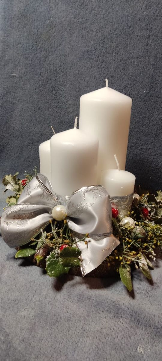 Centro de mesa navideño