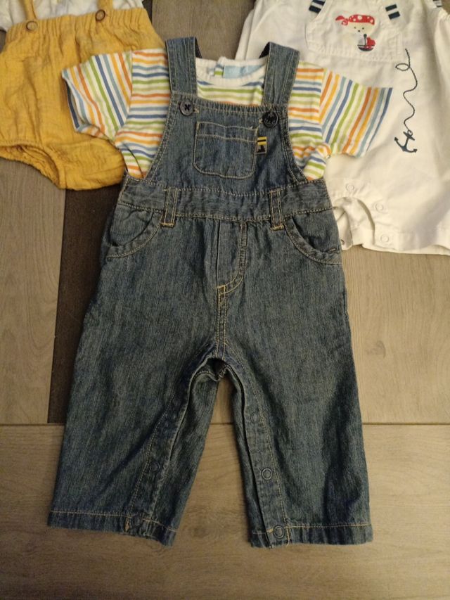 3 conjuntos verano bebe niño talla 3 M