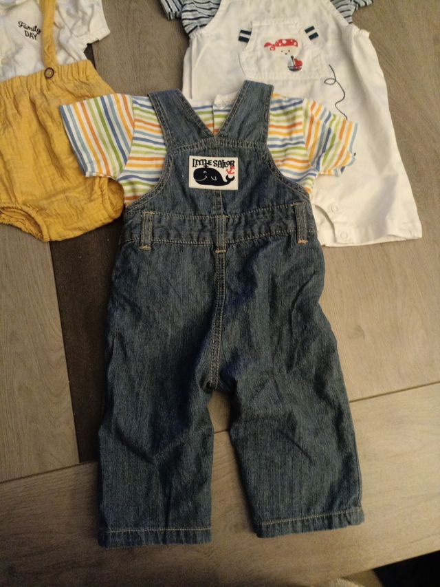 3 conjuntos verano bebe niño talla 3 M