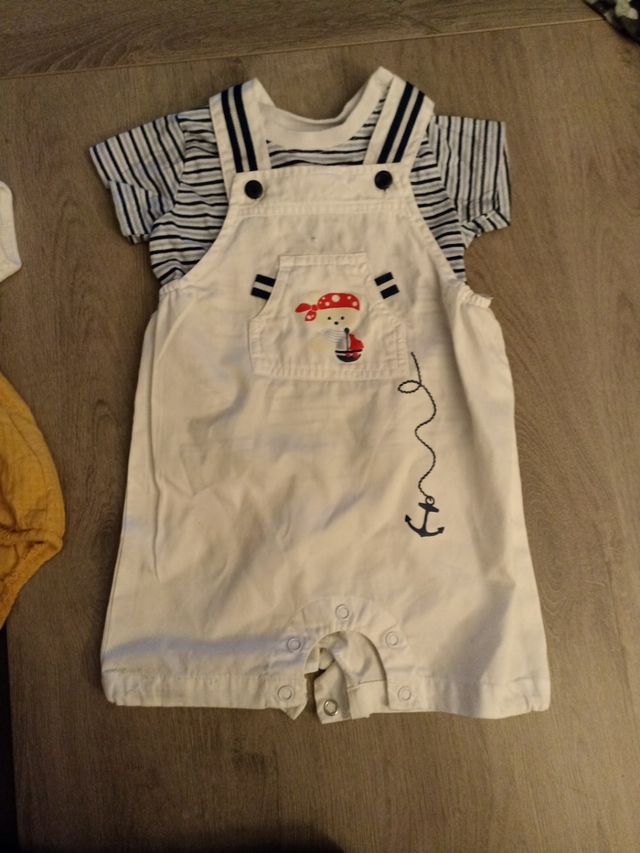 3 conjuntos verano bebe niño talla 3 M