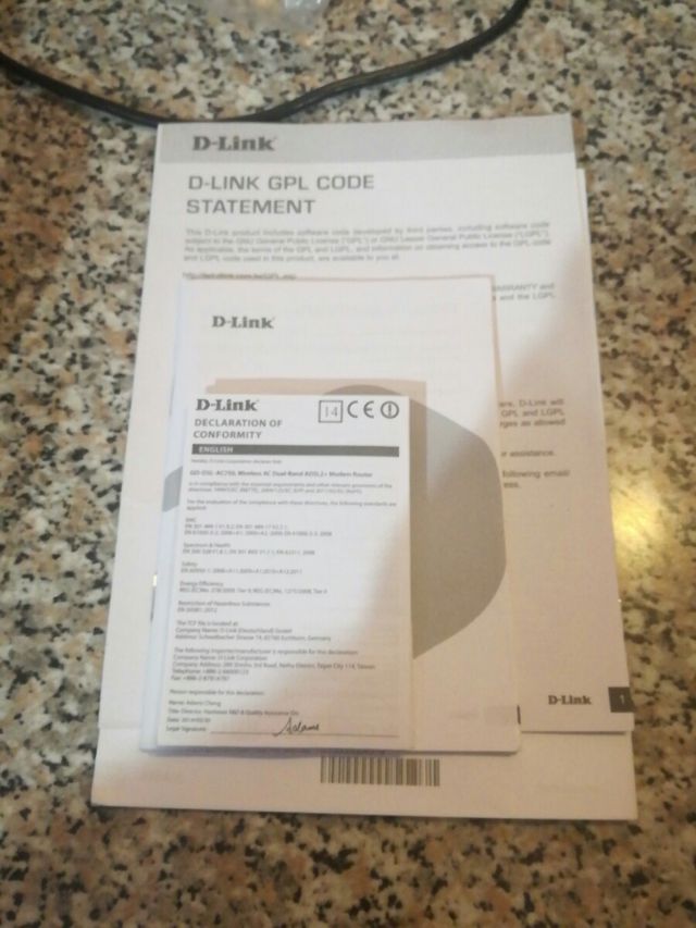 wireless AC Dual Band ADSL 2 +MODEM Router