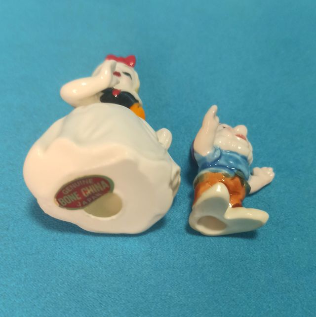 Figurita de Blancanieves y un enanito vintage