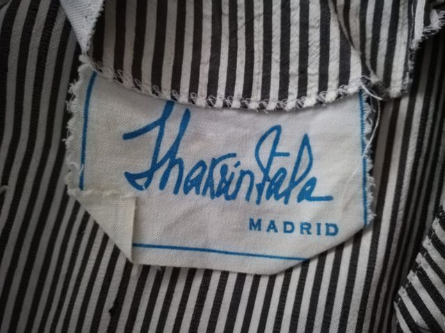 Ropa de fiesta. Blusa retro 100% seda. Talla L