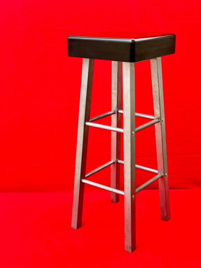 BANCO DE BAR/CADEIRA ALTA/EM AÇO/CLÁSSICO