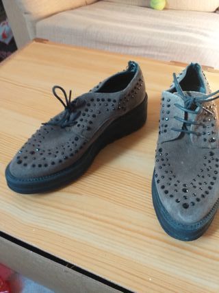 Zapatos mujer, talla 37 de segunda mano por 6 EUR en Colonia Covibar en  WALLAPOP