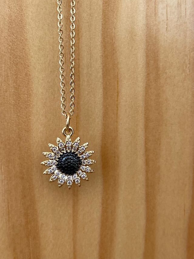 Collar dije girasol