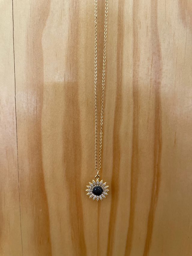 Collar dije girasol