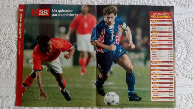 Lote Póster Mas As Mundial Don Balón Historia Liga