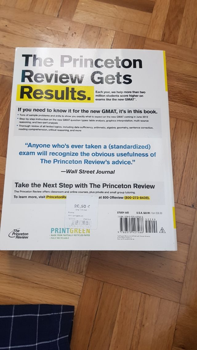 GMAT. Cracking the new GMAT 2013. Nuevo a estrenar