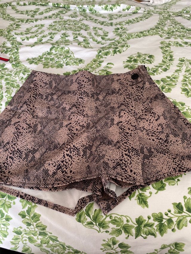 Falda-pantalon marron shein