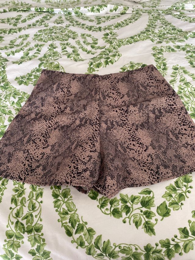 Falda-pantalon marron shein