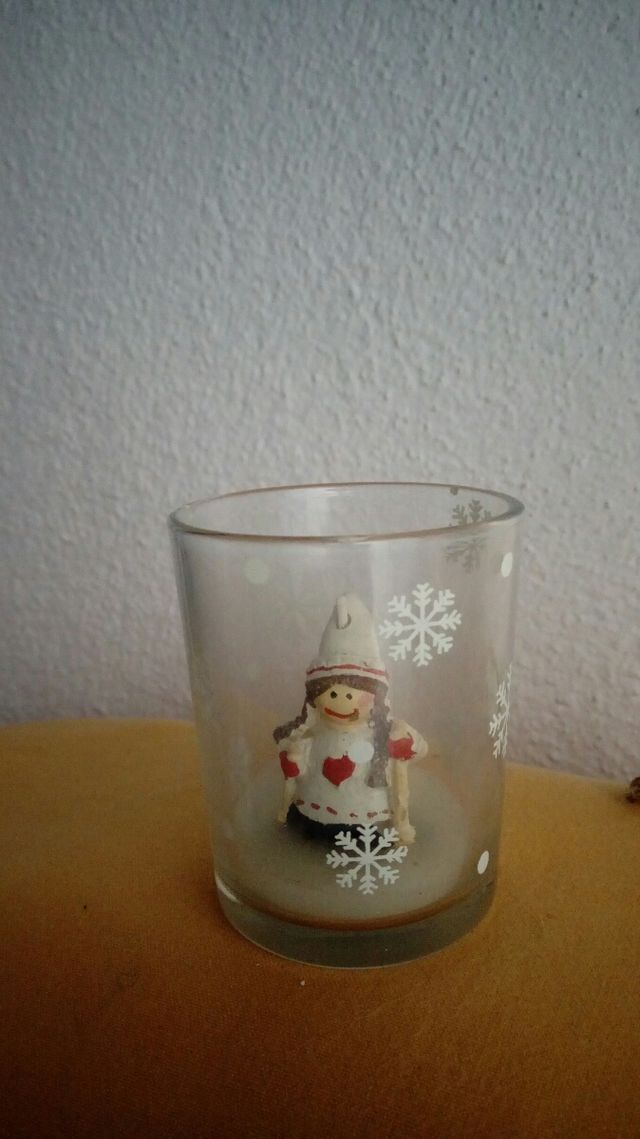 candela decorativa natalizia