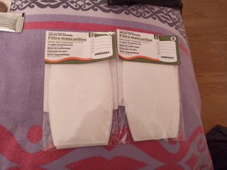 6 filtros para mascarillas Adidas de segunda mano por 3 EUR en Madrid en  WALLAPOP