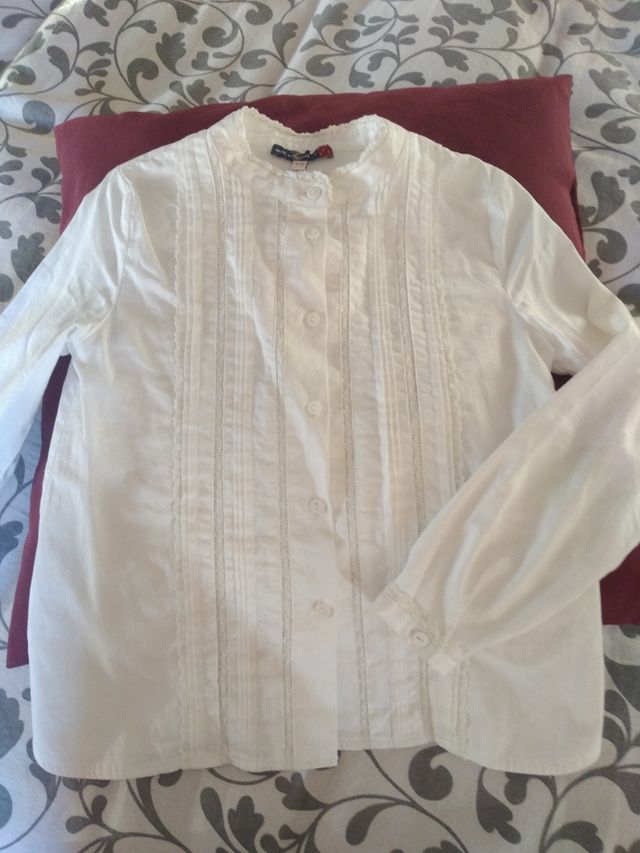 camisa blanca tizzas talla 11